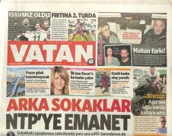 Vatan Gazetesi 12 Aralık 2014 - 22 Bin Doktor Grevde - Dahi Piyanist Finale Yükseldi GZ100311 - 1