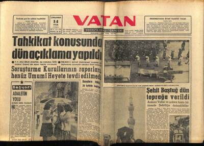 Vatan Gazetesi 12 Eylül 1960 - İki Yeni Vergi Zirai Gelir ve Lüks İstihlak GZ78904 - 1