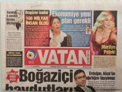 Vatan Gazetesi 12 Mart 2007 Gösterisini Cem Yılmaz Yararına Yaptı - GZ44455 - 2