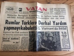 Vatan Gazetesi 13 Eylül 1964 - R. Kennedyye Kestane Fişeği Atılmış GZ72757 - 2