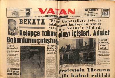 Vatan Gazetesi 13 Ocak 1963 - Protestolu Tüccarın Affı Kabul Edildi GZ64913 - 1