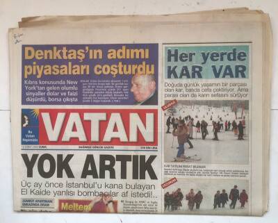 Vatan Gazetesi 13 Şubat 2004 - Sarardan Hindistana 16 Mağaza GZ8231 - 1