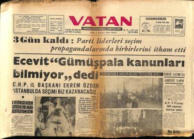 Vatan Gazetesi 14 Kasım 1963 - Türkolog Jean Denis Vefat Etti GZ75059 - 1