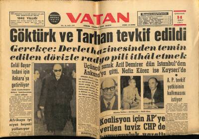 Vatan Gazetesi 14 Şubat 1962 - Afrikaya İyi Niyet Heyeti Yollanıyor GZ78735 - 1