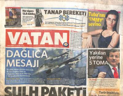 Vatan Gazetesi 15 Ekim 2014 - Galip Öztürkün Müebbet Cezası Onandı Ama 6 Yıl Yatacak GZ106804 - 1