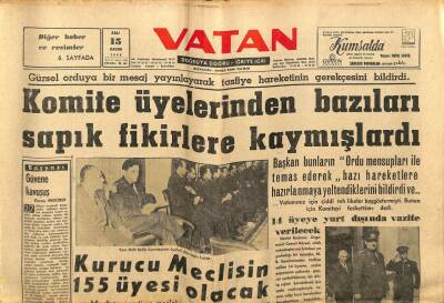 Vatan Gazetesi 15 Kasım 1960 - Türk Liderlerini Amerika Tutuyor GZ78679 - 1