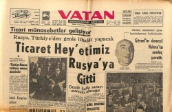 Vatan Gazetesi 16 Aralık 1964 - Ticaret Heyetimiz Rusyaya Gitti GZ64724 - 1