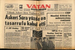 Vatan Gazetesi 16 Ekim 1964 - Yüksek Askeri Şura Toplantısı Bitti GZ64742 - 1