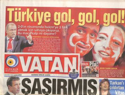 Vatan Gazetesi 16 Kasım 2005 - Tarkanı Çıldırtan Kitap - Boğaza 3. Köprü İki Kavak Arasına Yapılacak GZ93732 - 1