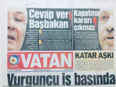 Vatan Gazetesi 16 Nisan 2008 - Deniz BaykalCevap Ver Başbakan GZ42997 - 1