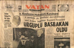 Vatan Gazetesi 16 Şubat 1965 - Ürgüplü Başbakan Oldu GZ64786 - 1