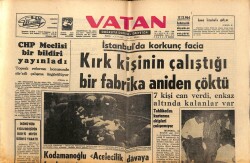 Vatan Gazetesi 17 Aralık 1964 - CHP Meclisi Bildiri Yayınladı GZ64723 - 2