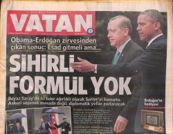 Vatan Gazetesi 17 Mayıs 2013 - Obama-Erdoğan Zirvesinden Çıkan Sonuç : Esad Gitmeli Ama... GZ160082 - Gökçekoleksiyon