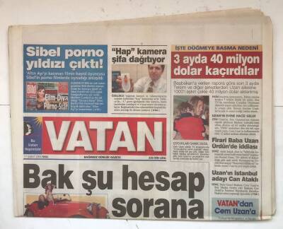 Vatan Gazetesi 17 Şubat 2004 - 3 Ayda 40 Milyon Dolar Kaçırdılar GZ8232 - 1
