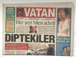 Vatan Gazetesi 18 Mart 2005 - Yüce Divan Stresini Attı GZ5309 - 1