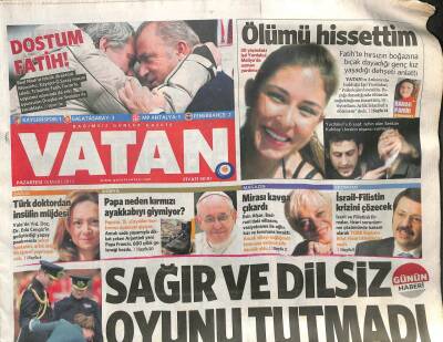 Vatan Gazetesi 18 Mart 2013 - Rumlar KKTCde 4 Bin Dönüm Aldı GZ113124 - 1