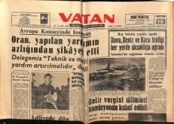 Vatan Gazetesi 18 Ocak 1963 - İnfaz Sistemi Değişiyor GZ64911 - 2