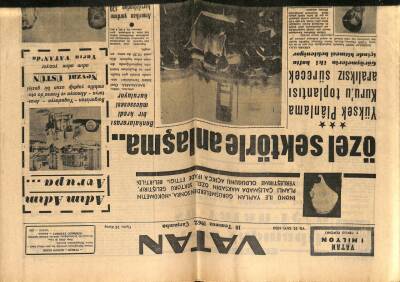 Vatan Gazetesi 18 Temmuz 1962 - Özel Sektörle Anlaşma GZ66091 - 1