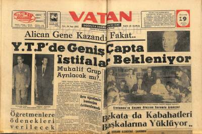 Vatan Gazetesi 19 Eylül 1963 - PTT Atlı Dağıtıcılara 150 Lira Yem Bedeli Verilecek GZ90609 - 1
