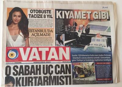 Vatan Gazetesi - 19 Nisan 2012 - Kandille Üç Yılda 12 Görüşme - GZ43731 - 1