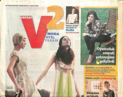 Vatan Gazetesi 2 Eki 11 Mayıs 2013 - Madonnanın Givenchy İmzalı Kıyafeti İlgi Topladı GZ105130 - 1