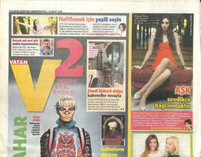 Vatan Gazetesi 2 Eki 14 Mart 2015 - Özlem Yıldız Oğlum Bana Güç Veriyor - Tarihin Tanıkları Antalyada Buluşuyor GZ123274 - 1