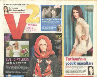 Vatan Gazetesi 2 Eki 14 Şubat 2015 - Cem Öğretir 30 Kilo Verdi - Tatiananın Çocuk Masalları GZ123314 - 1