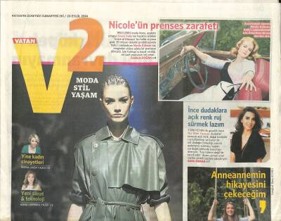 Vatan Gazetesi 2 Eki 20 Eylül 2014 - Nicoleün Prenses Zarafeti GZ117154 - 1