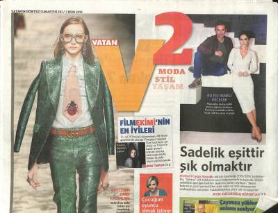 Vatan Gazetesi 2 Eki 3 Ekim 2015 - Meryem Uzerli Geçen Hafta Tarkana Olan Hayranlığını Dile Getirdi GZ117161 - 1