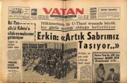 Vatan Gazetesi 2 Ekim 1964 - İki Rus Şilebi Kıbrısa Silah Götürüyor GZ64749 - 1