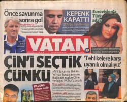 Vatan Gazetesi 2 Ekim 2013 - ABD'de Hayat Durdu , Obama Zorda - Conte : Terim'in Taktiği Olacak GZ160080 - Gökçekoleksiyon