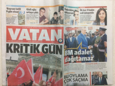 Vatan Gazetesi 2 Haziran 2016 - Kritik Gün, BM Adalet Dağıtamaz GZ27688 - 1