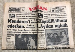 Vatan Gazetesi 2 Kasım 1960 GZ191 - 1
