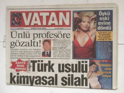 Vatan Gazetesi 2 Mart 2005 - Türk Usulü Kimyasal Silah GZ8432 - 1