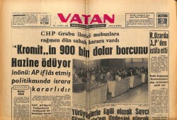 Vatan Gazetesi 2 Nisan 1963 - Kromitin 900 Bin Dolar Borcunu Hazine Ödüyor GZ64818 - 1