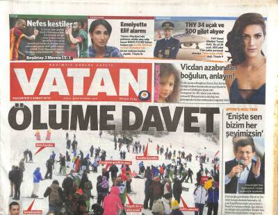 Vatan Gazetesi 2 Şubat 2015 - İbrahim Tatlıses Eski Hayat Arkadaşı Derya Tunayla Üç Yıl Sonra Bir Araya Geldi GZ106743 - 1
