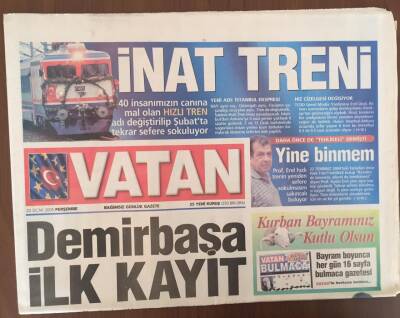 Vatan Gazetesi 20 Ocak 2005 - Mısır Zindanlarına Geçen 21 Yıl GZ10097 - 2
