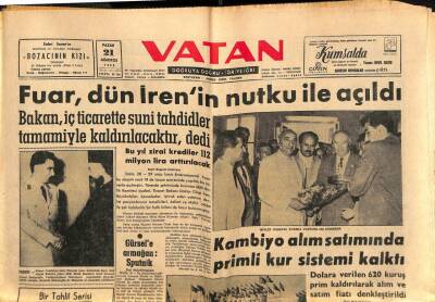 Vatan Gazetesi 21 Ağustos 1960 - İstanbulun Ortasında 100 Kişi İlk Çağ Hayatı Yaşıyor GZ102651 - 1