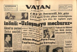 Vatan Gazetesi 21 Eylül 1962 - CHPde Hareketli Bir Gün GZ64890 - 2