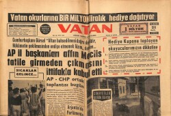 Vatan Gazetesi 21 Mayıs 1962 - Beşiktaşlı İdareciler İttifakla İbra Edildi GZ64927 - 2