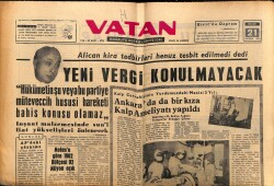 Vatan Gazetesi 21 Nisan 1963 - Kennedynin Özel Temsilcisi Geliyor GZ64871 - 1