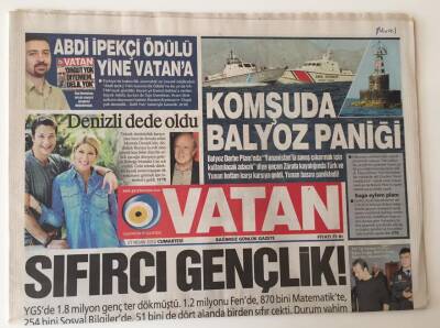 Vatan Gazetesi - 21 Nisan 2012 - Sıfırcı Gençlik ! - GZ43729 - 2
