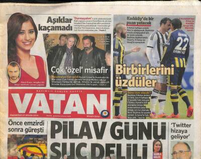 Vatan Gazetesi 21 Nisan 2014 - Adriana Limada Aldatıldı GZ113109 - 1