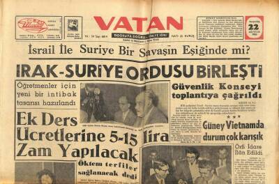 Vatan Gazetesi 22 Ağustos 1963 - Ziraat Bankasında 40 Kişi Zehirlendi - Süreyyayı Polisler Koruyor GZ91044 - 1
