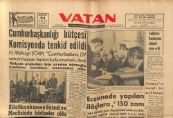 Vatan Gazetesi 22 Aralık 1964 - İnönü Seçimleri Kazanmaya Muktediriz Ve Mecburuz Dedi GZ64681 - 2
