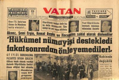 Vatan Gazetesi 22 Ekim 1960 - Genel Nüfus Sayımı Yarın Yapılıyor GZ78698 - 1
