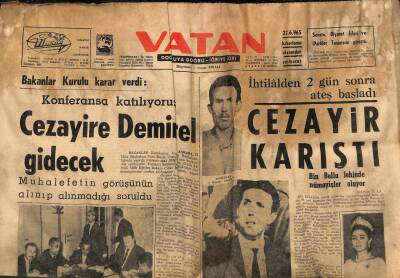 Vatan Gazetesi 22 Haziran 1965 - Şah Ve Diba Moskovada Karşılandı - Bakan Hükümetin Petrol Görüşü Olmadığını Açıkladı GZ93013 - 1