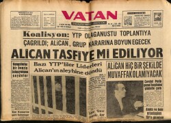Vatan Gazetesi 22 Kasım 1963 - Alican Tasfiyemi Ediliyor? GZ64630 - 2