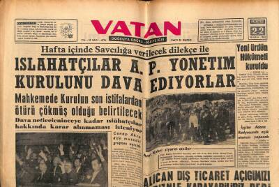 Vatan Gazetesi 22 Nisan 1963 - Yeni Ürdün Hükümeti Kuruldu GZ64870 - 2