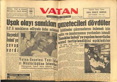 Vatan Gazetesi 22 Ocak 1960 - Babıalinin Zeki Ağabeyi Vefat Etti GZ102634 - 1